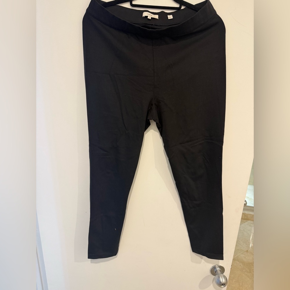 Vince Stretch Classic Black Cropped Pants